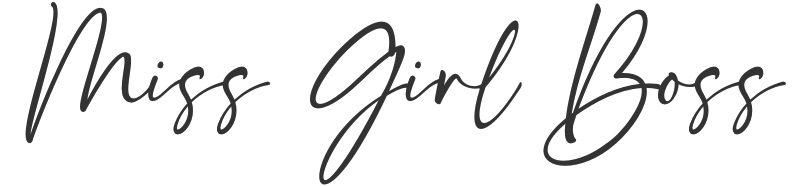 Homepage - Miss Girl Boss